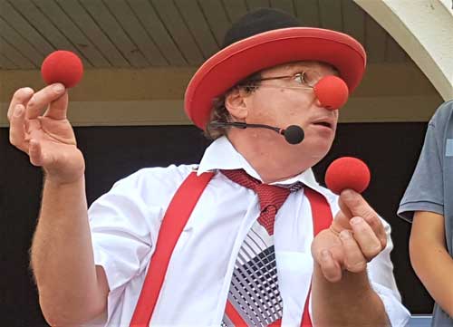 Clown in Stuttgart für Kindergeburtstag
