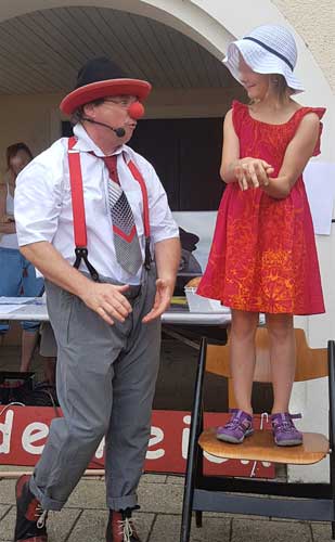 Clown in Rottenburg für Kindergeburtstag