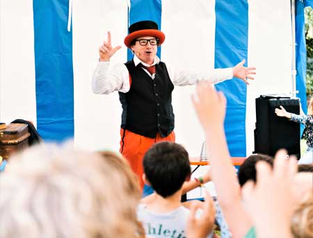Clown für Sommerfest - Firmenfeier - Jubiläum in Bregenz