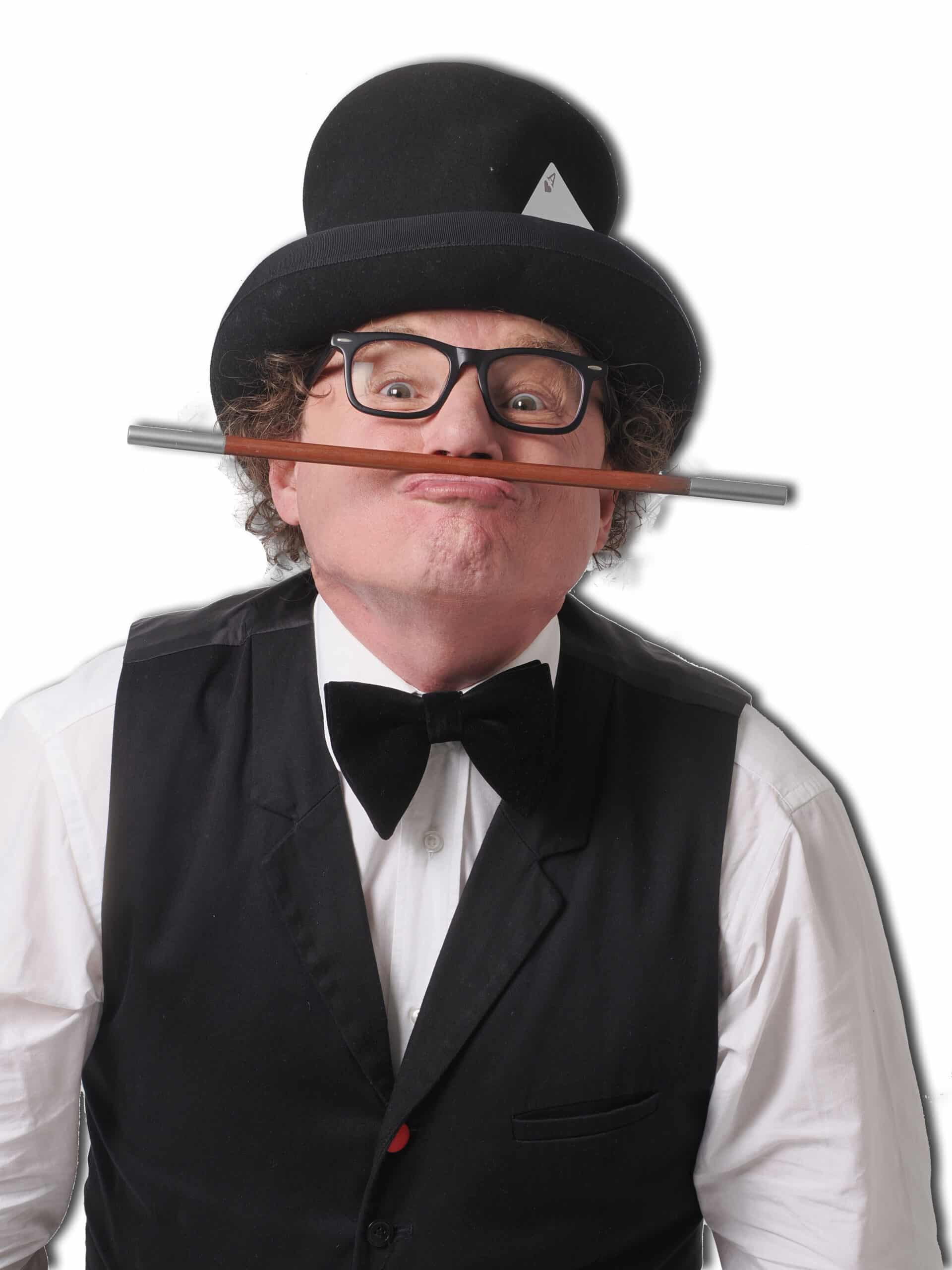 Zauberer mit Zauberstab